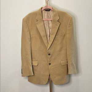 Jos. A Bank Sports Coat Blazer Camel Hair Tan 42R
